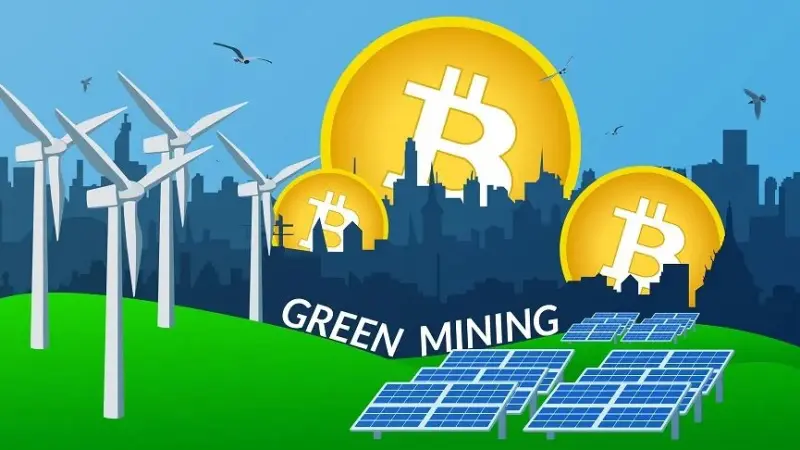 BTC bányászat megújuló energia