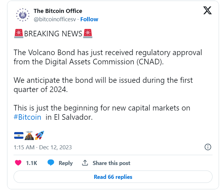 Salvador bitcoin kötvény