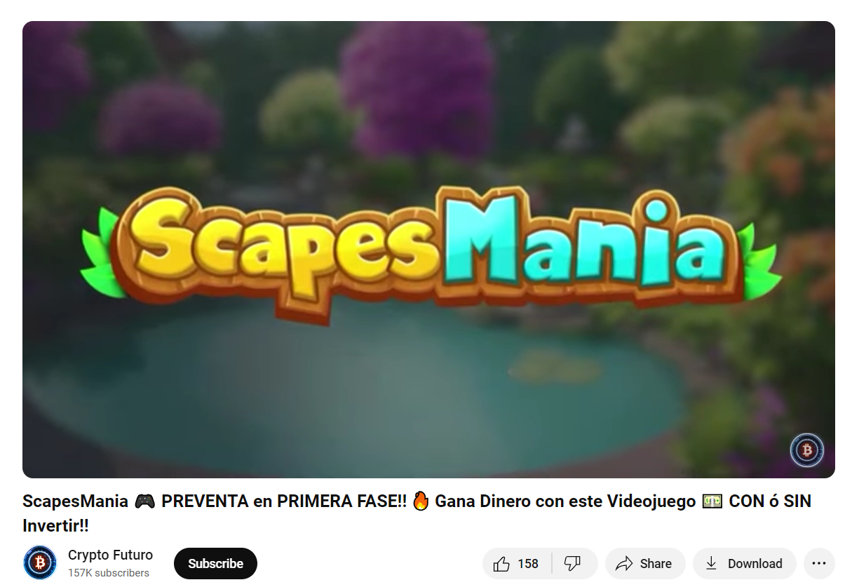 scapesmania youtube