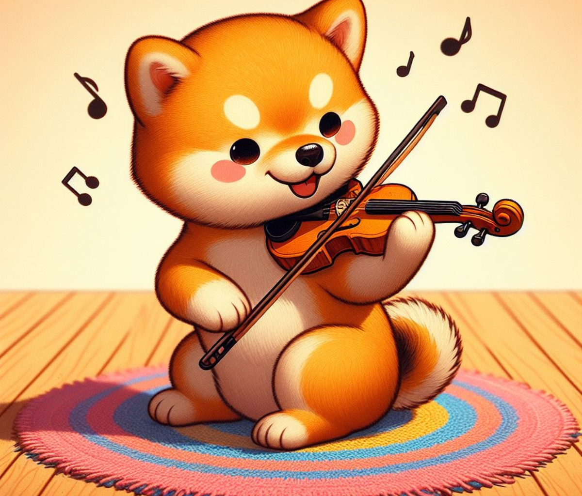 shiba inu zene a fuleknek