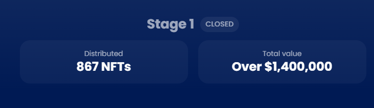 True NFT token offering első fázisa