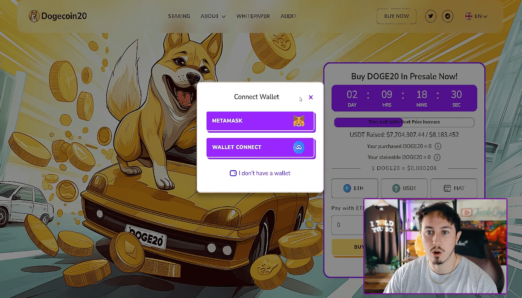 jacob bury dogecoin20 vasarlas