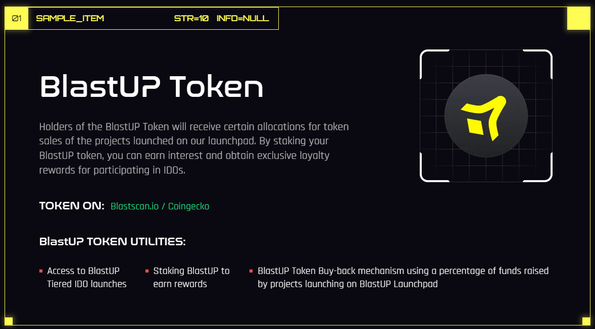 blastUP token