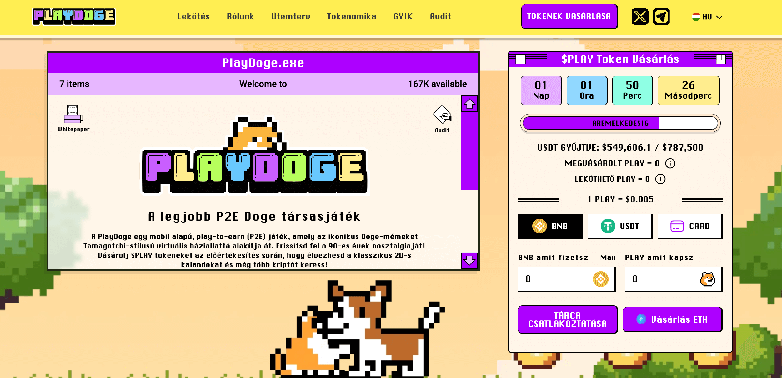 playdoge fooldal magyar