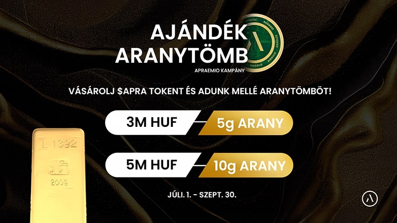 arany, Apraemio