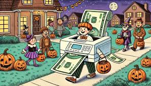 Felejtsd el a vámpírokat és vérfarkasokat: idén Halloweenkor a pénznyomda a legfélelmetesebb jelmez