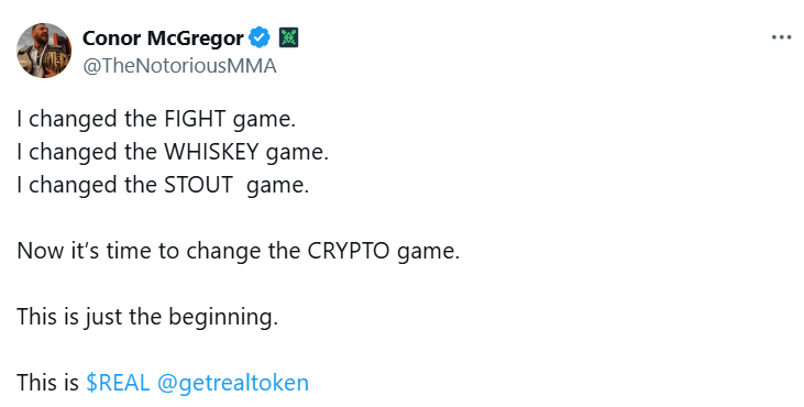 Conor McGregor mémcoin