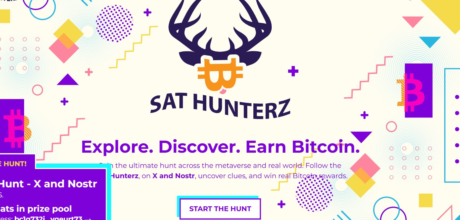 Sat Hunterz, nyereményjáték, satoshi, bitcoin