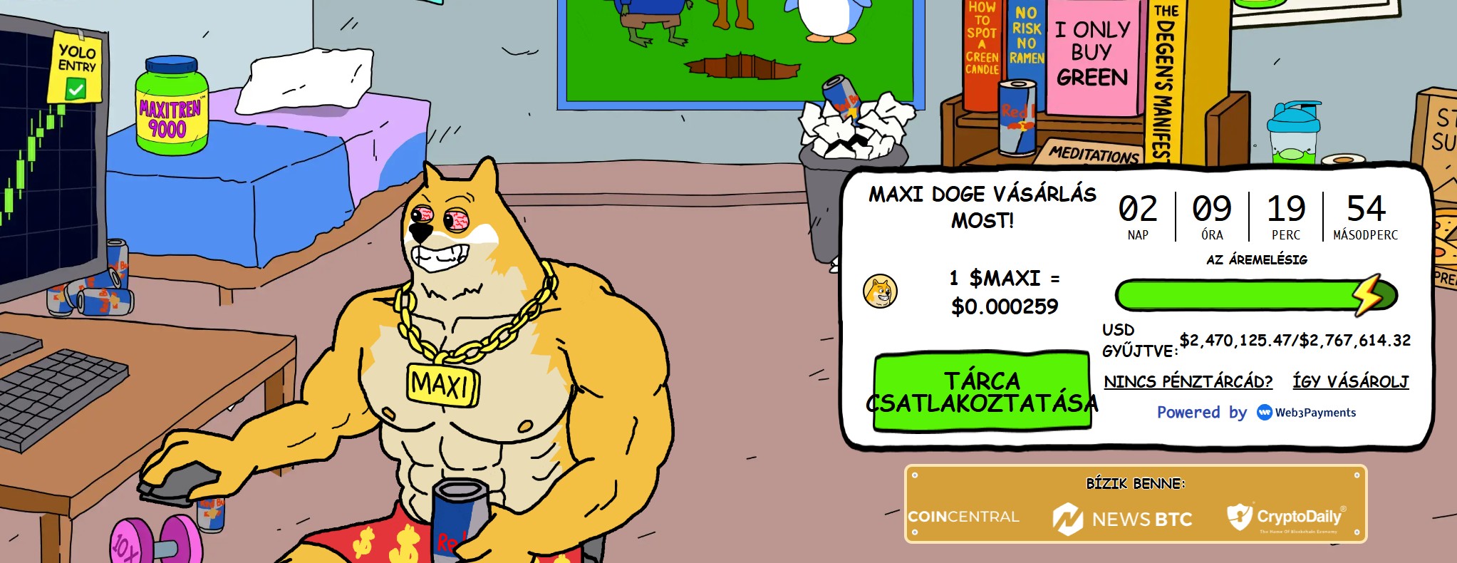 Maxi Doge előértékesítés