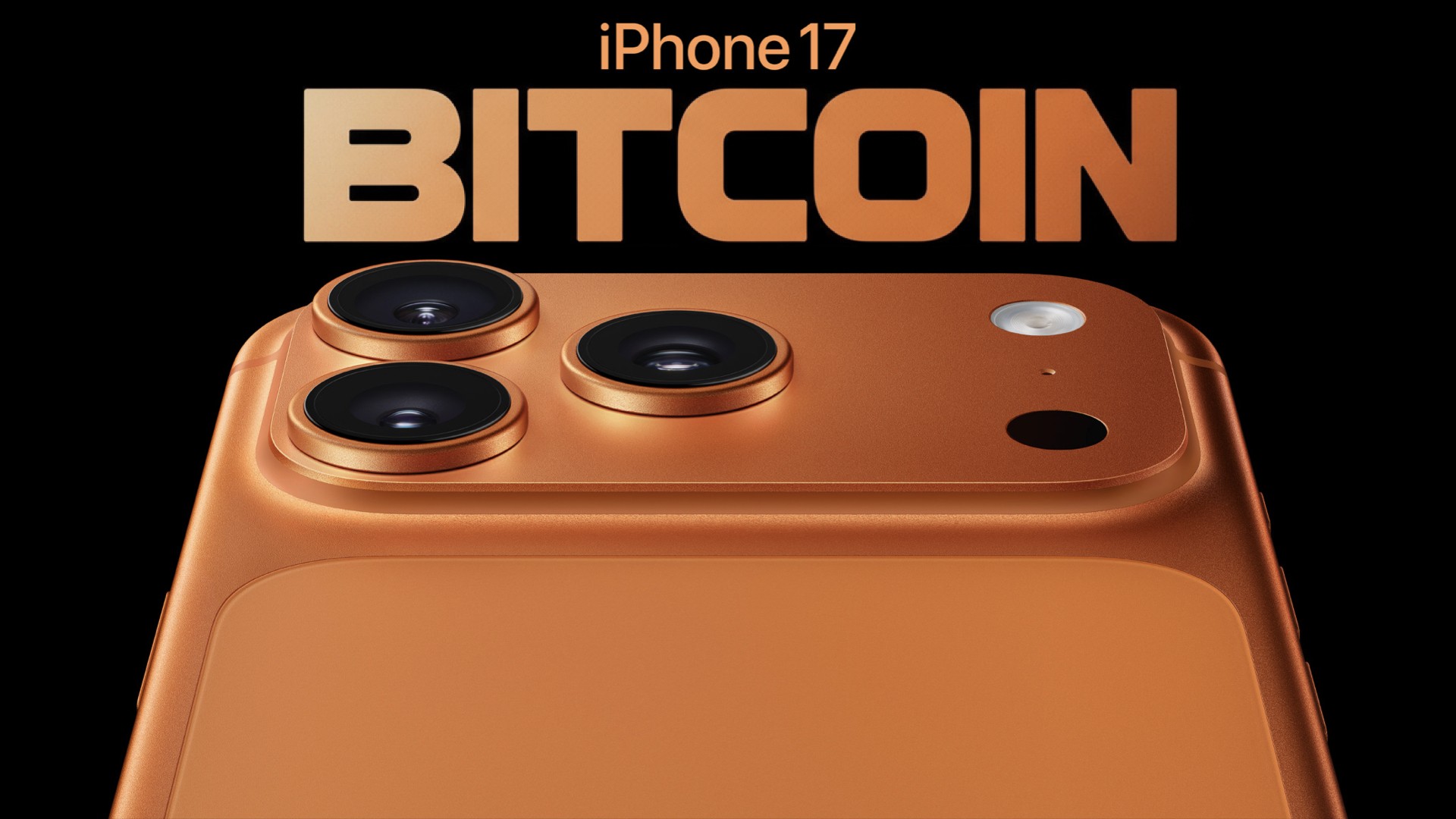 Bitcoin iPhone 17