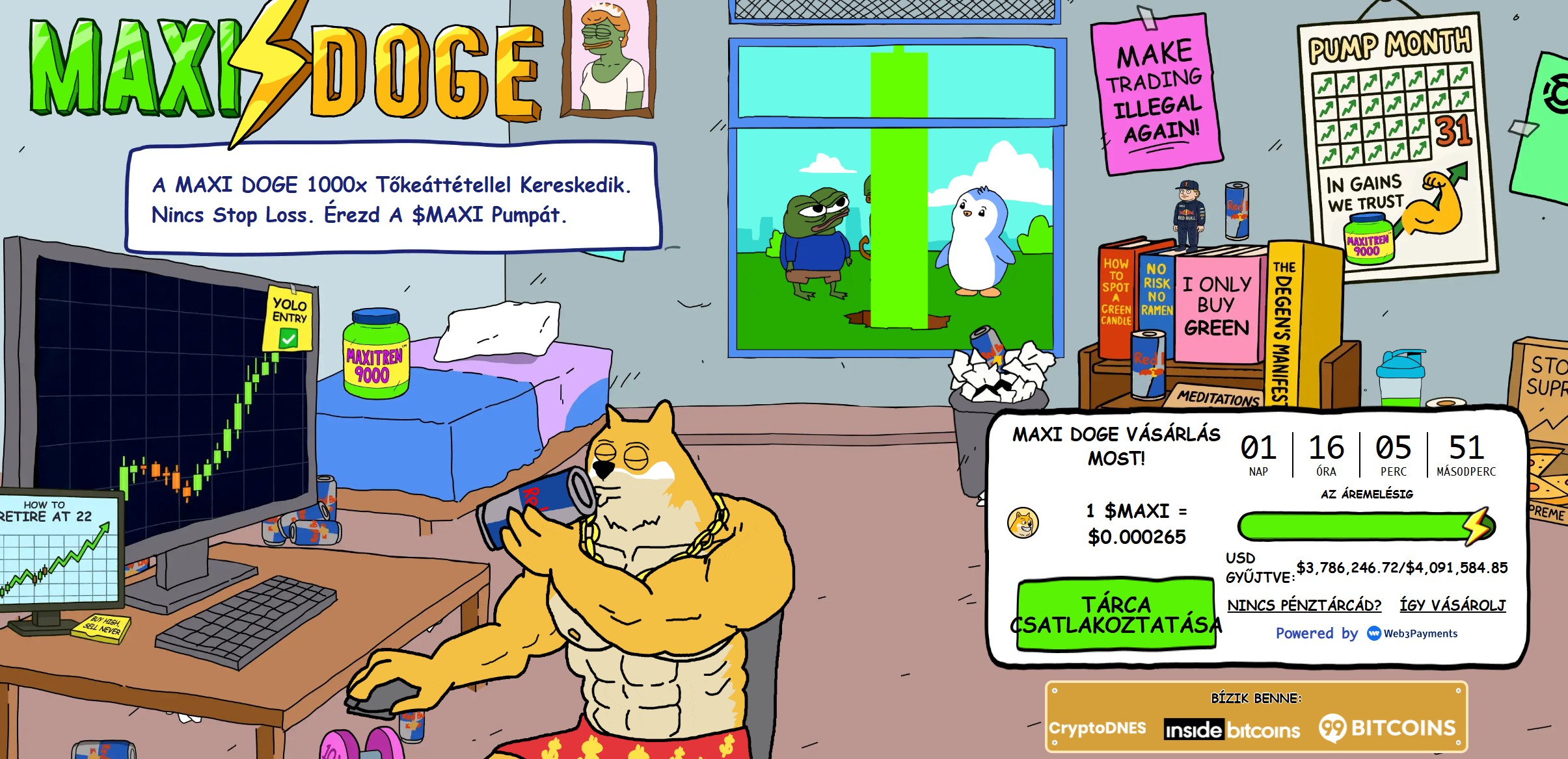Maxi Doge előértékesítés