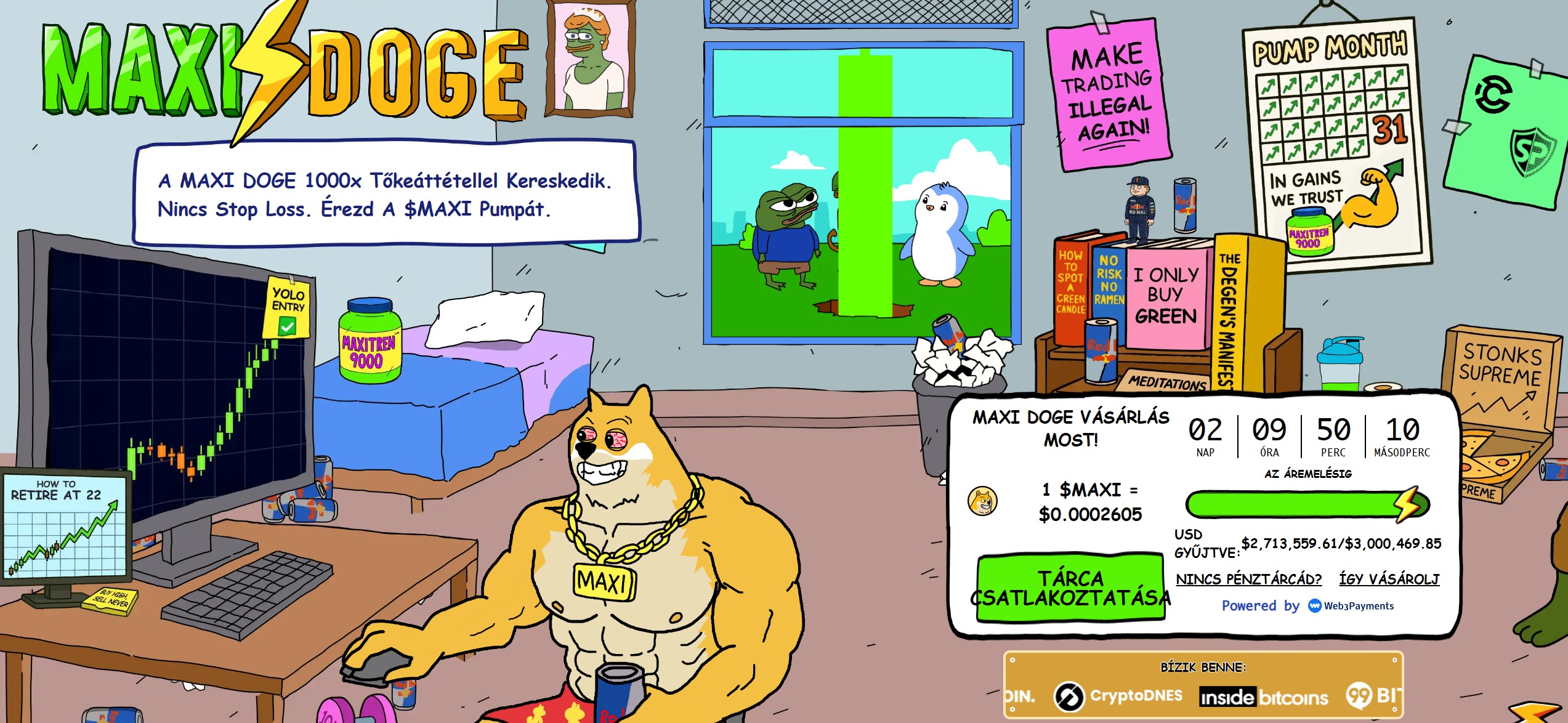 Maxi Doge legjobb kripto