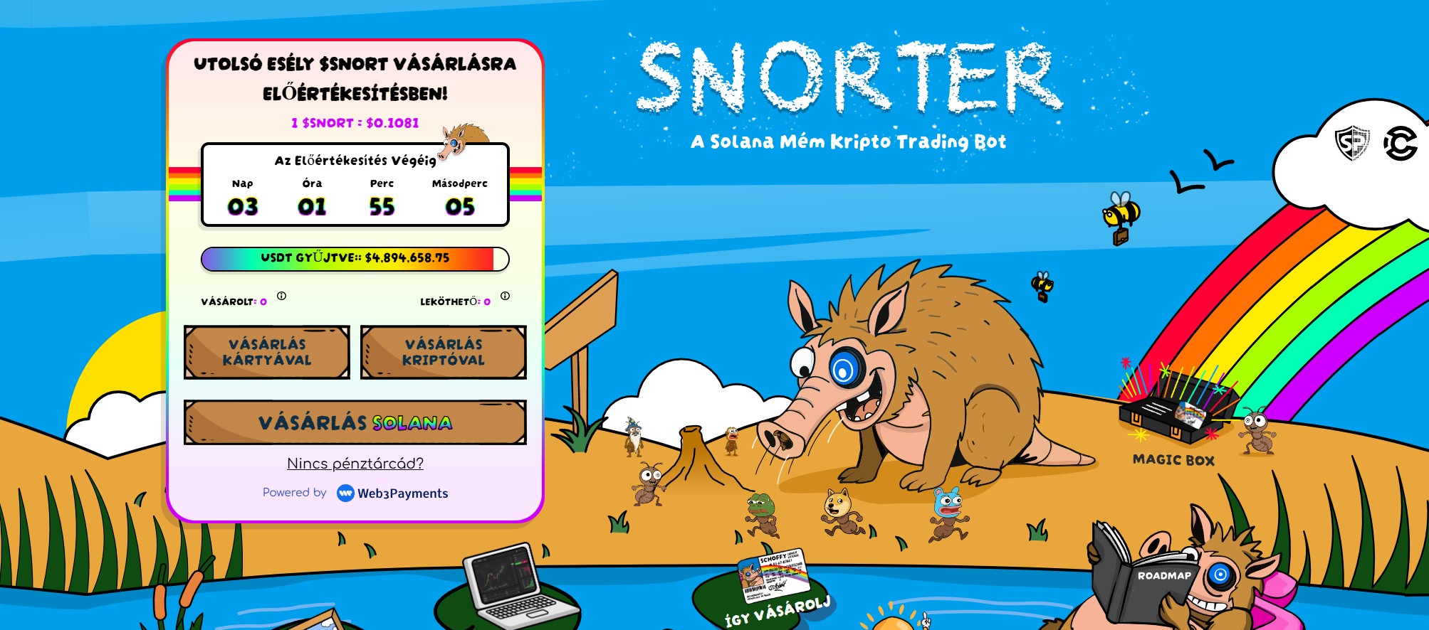 Snorter Token előértékesítés