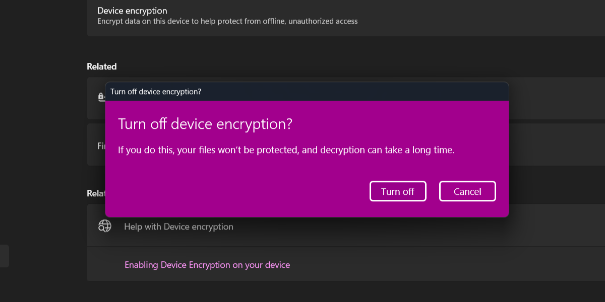 Windows titkosítás