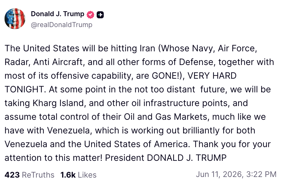 Trump Venezuelaként kezelné az iráni helyzetet is
