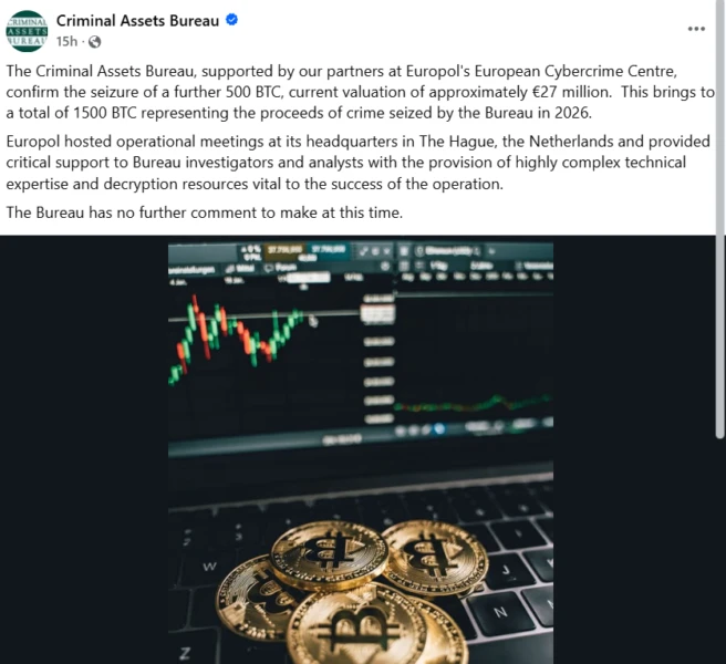Criminal Assets Bureau poszt