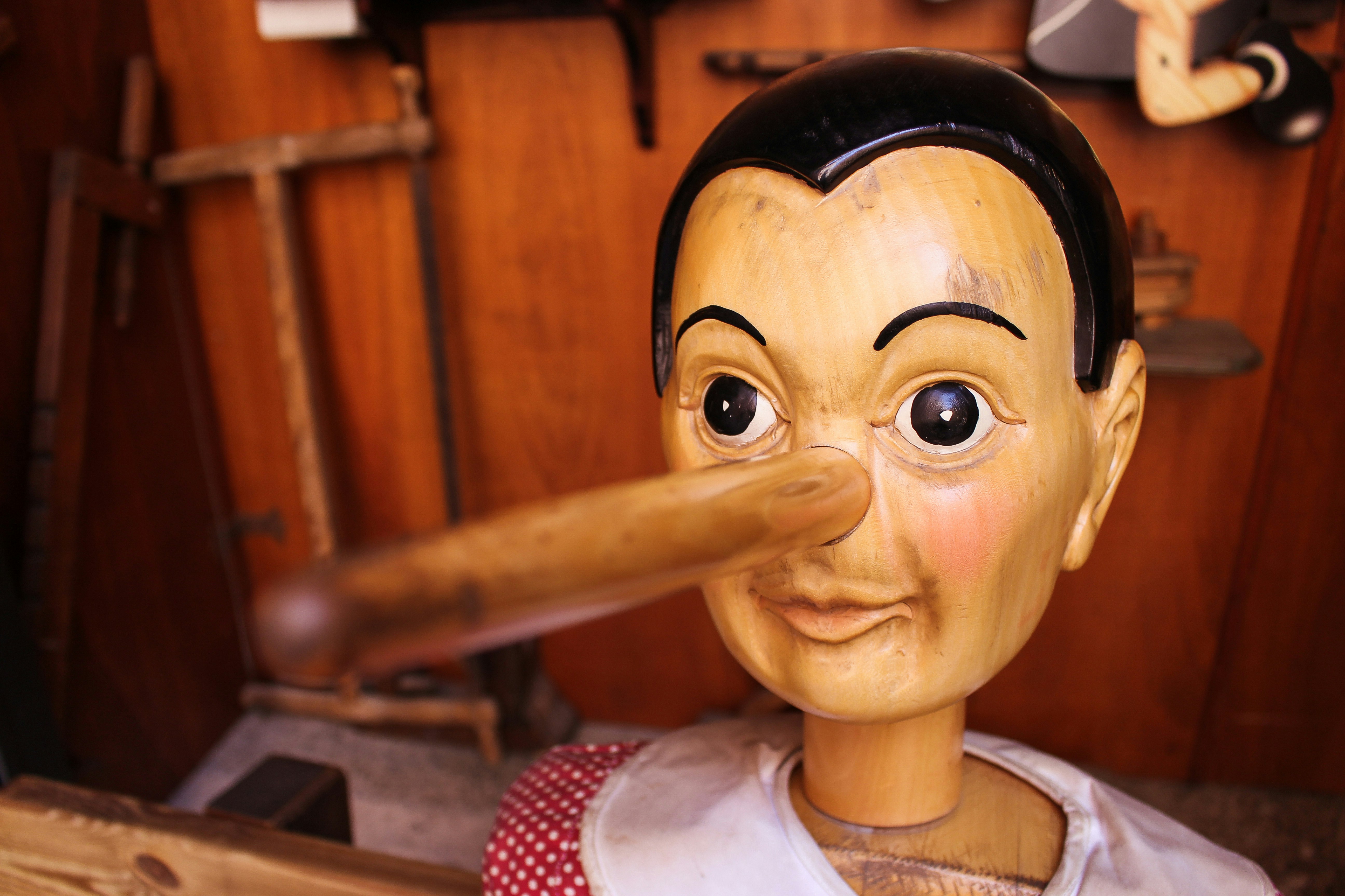 hazugság, pinokkio, pinoccio, lie, two faced, kritika, szkepticizmus,